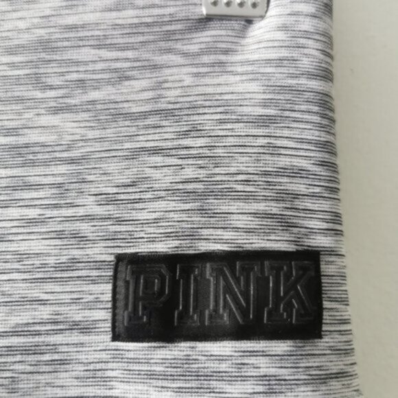 PINK mesh gray leggings - Picture 3 of 8